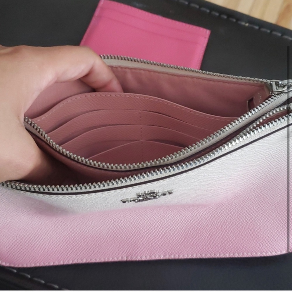 Coach bundle wallet and wristlet